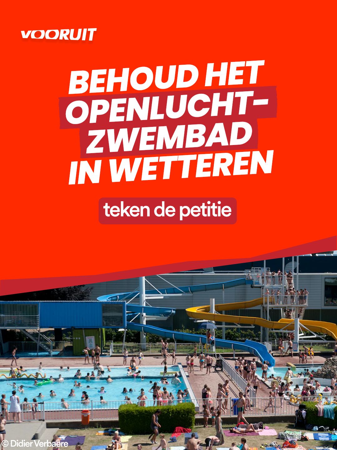 Red het openluchtzwembad!
